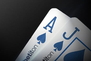 ace and jack Betiton branded blackjack online real money cards