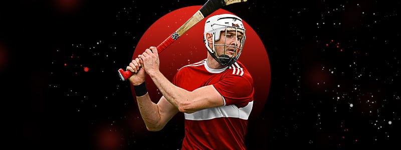 hurling player holding a stick