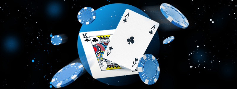 cartas de blackjack en vivo