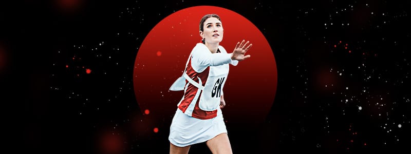 female netball player