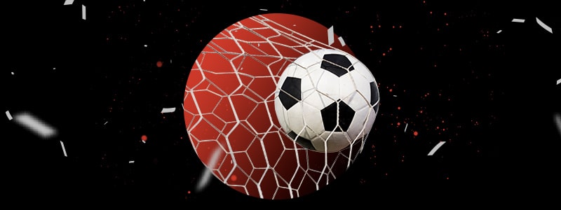 football ball in the net
