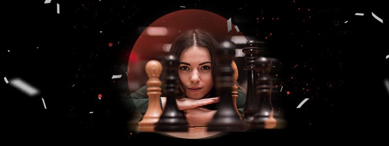 female chess player