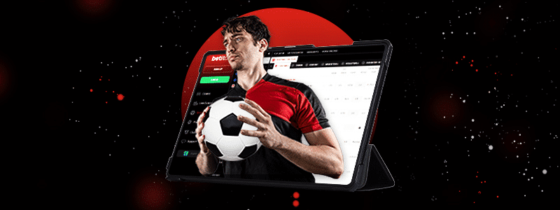 sports betting on a tablet